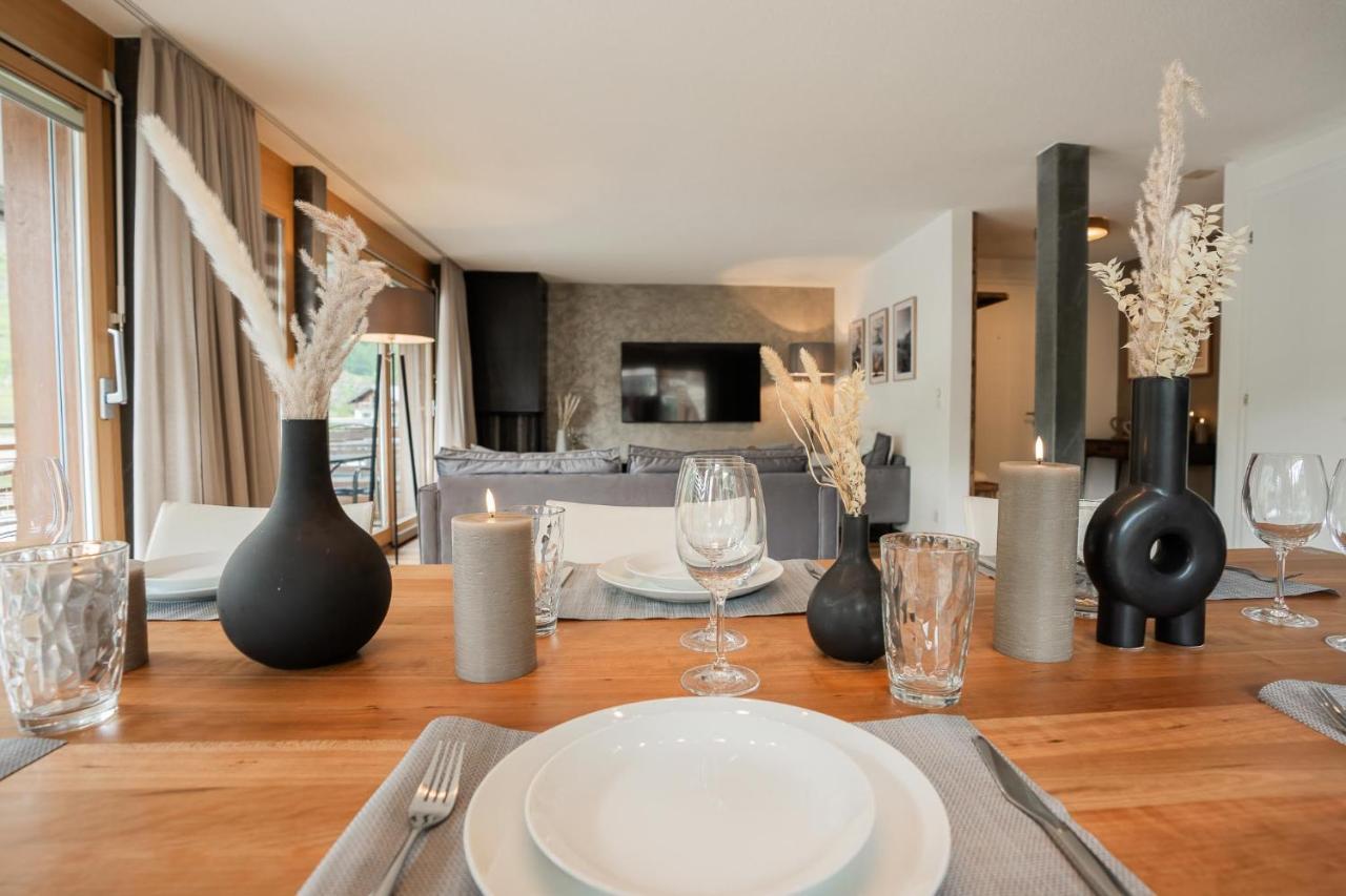 Fantastic Panoramic View Home In ツェルマット エクステリア 写真