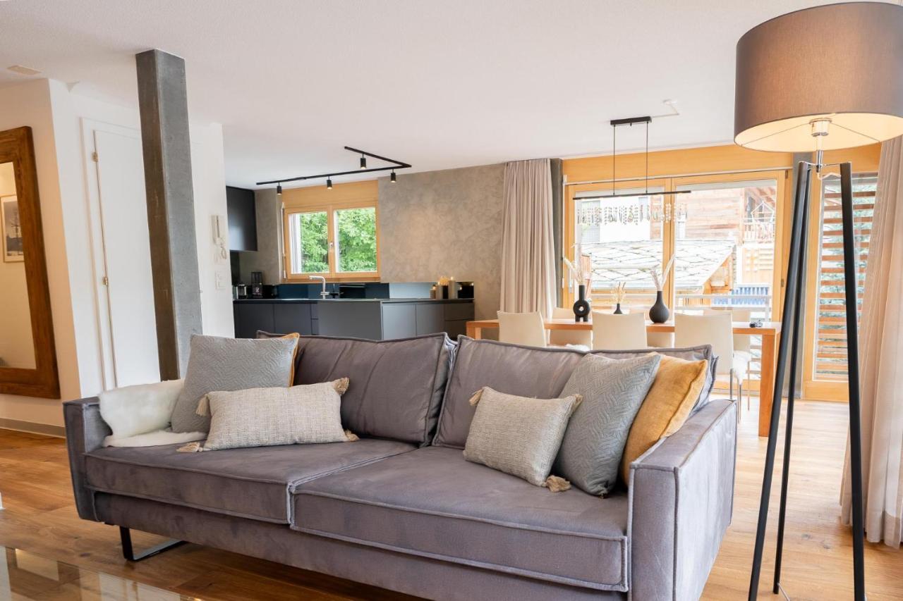 Fantastic Panoramic View Home In ツェルマット エクステリア 写真